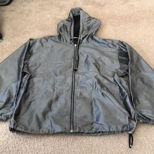 Silver jogger jacket